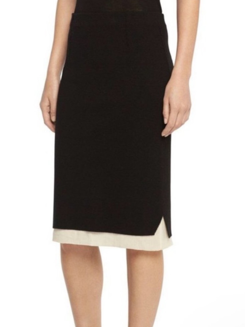 Rag and Bone | Aimee Wool Layered Pencil Skirt